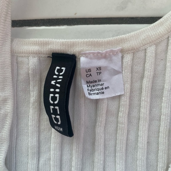 White Crop Top - Picture 2 of 4